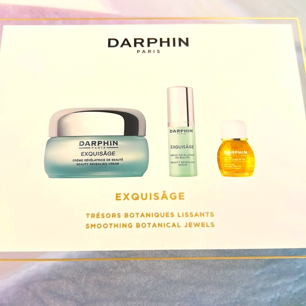 NEW Darphin Exquisage smoothing skincare set